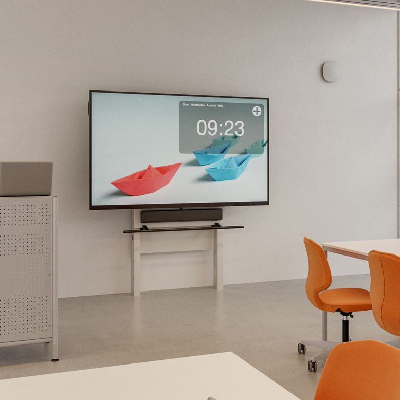 Bodenwandmontiertes VS-Display