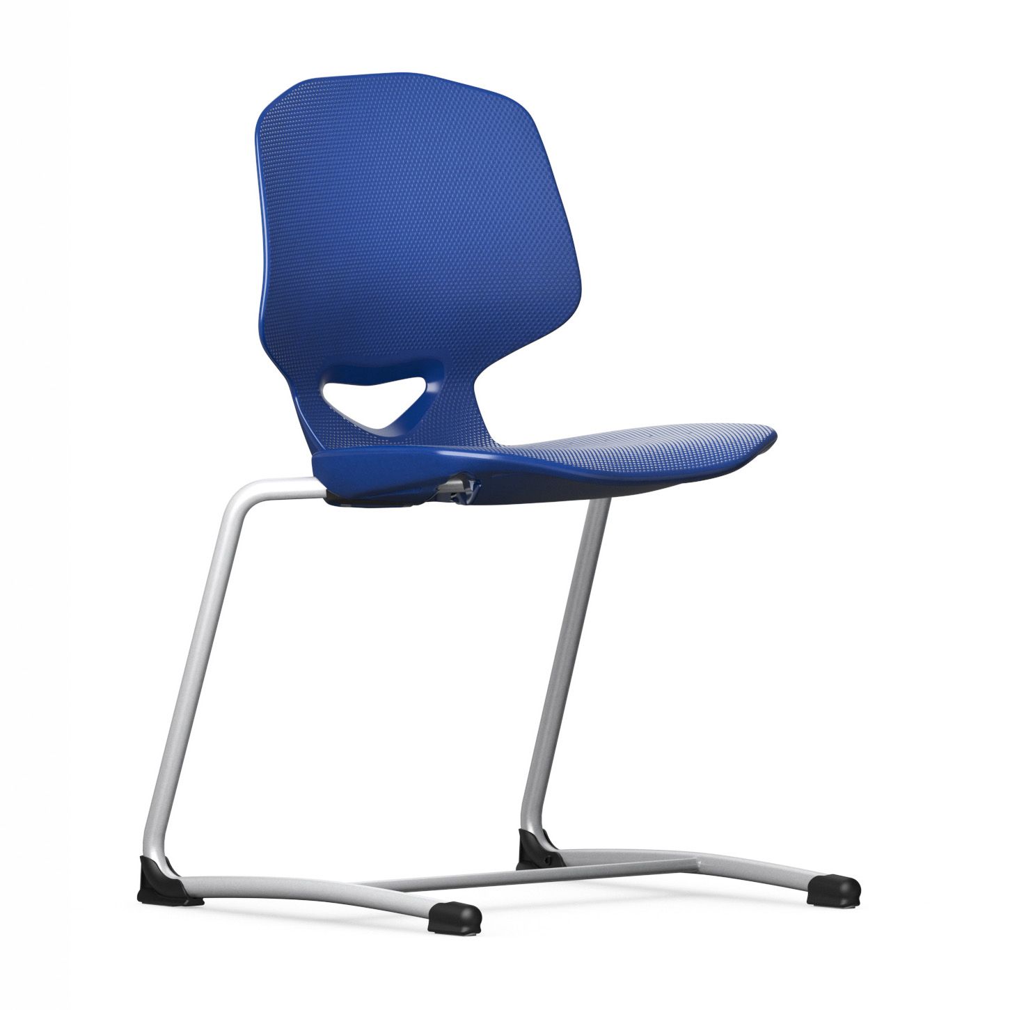 The cantilever office chair JUMPER Air Active by VS in blue