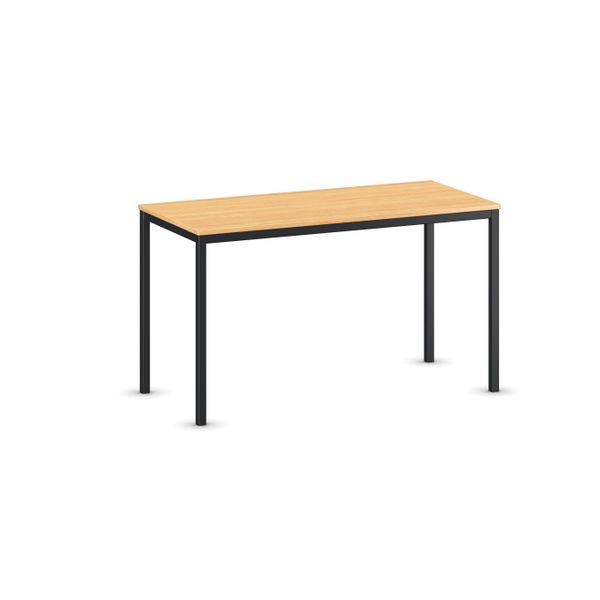 EcoTable 130x60cm, Quadratbein EcoTable 130x60cm, Quadratbein