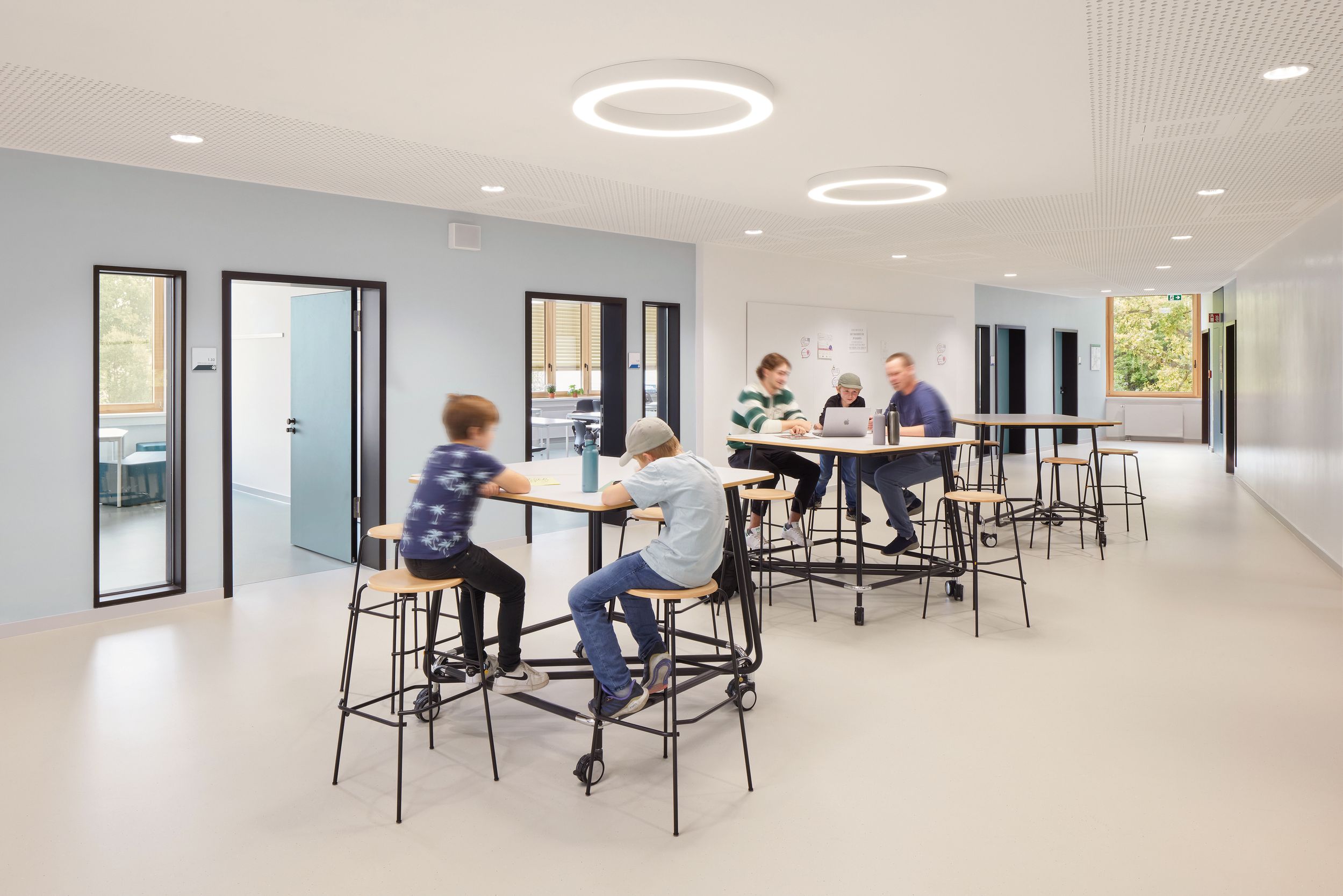 Learning space based on the compartment principle