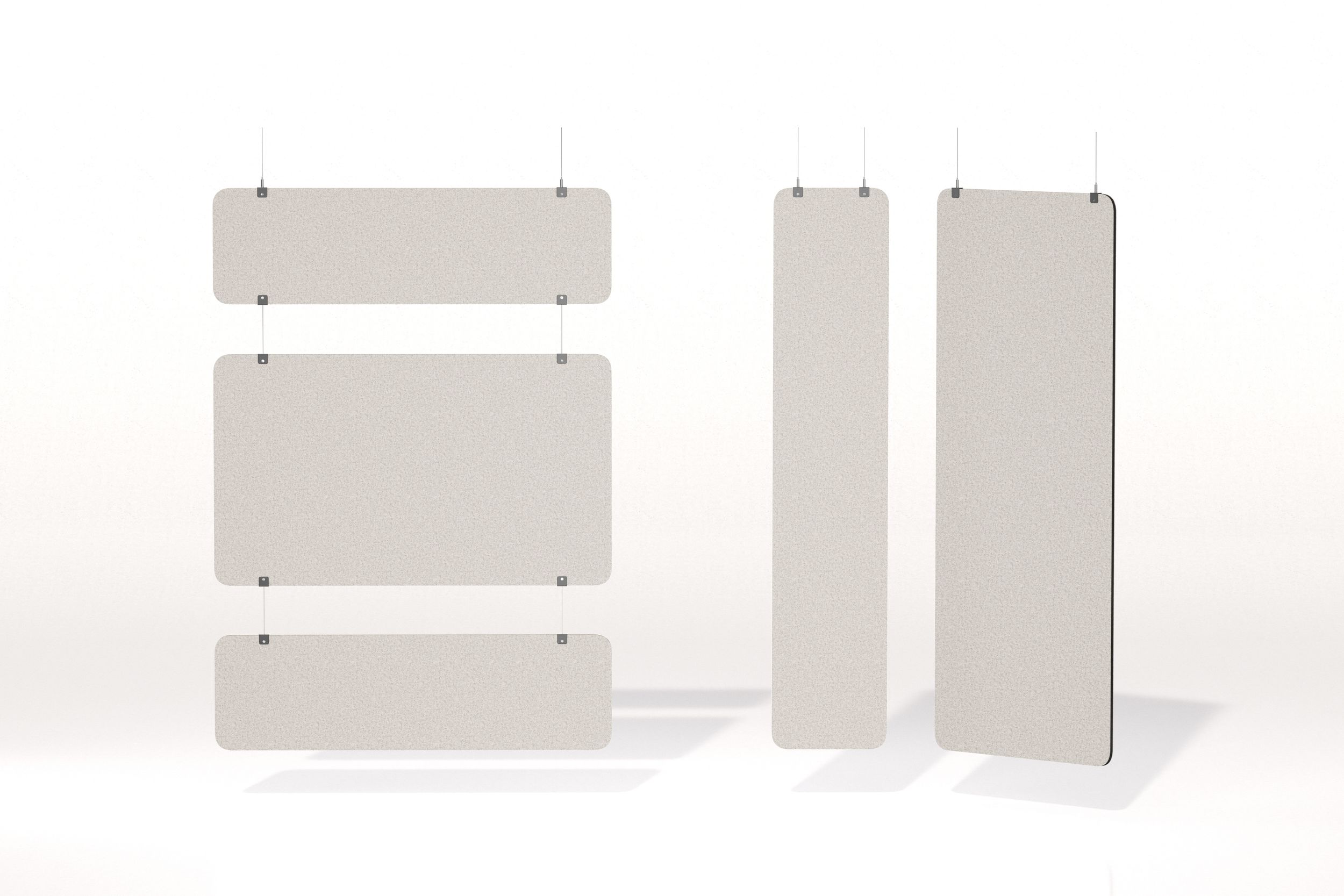 Éléments acoustiques pour cloison suspendue / CrazyPanel