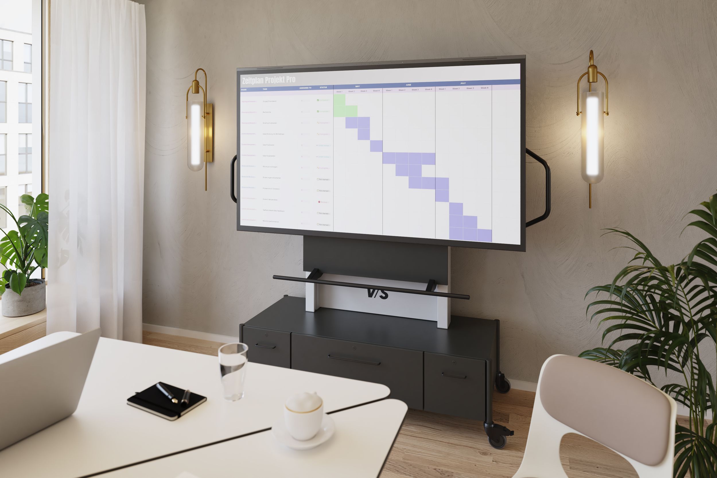 VS-S-P display with full equipment