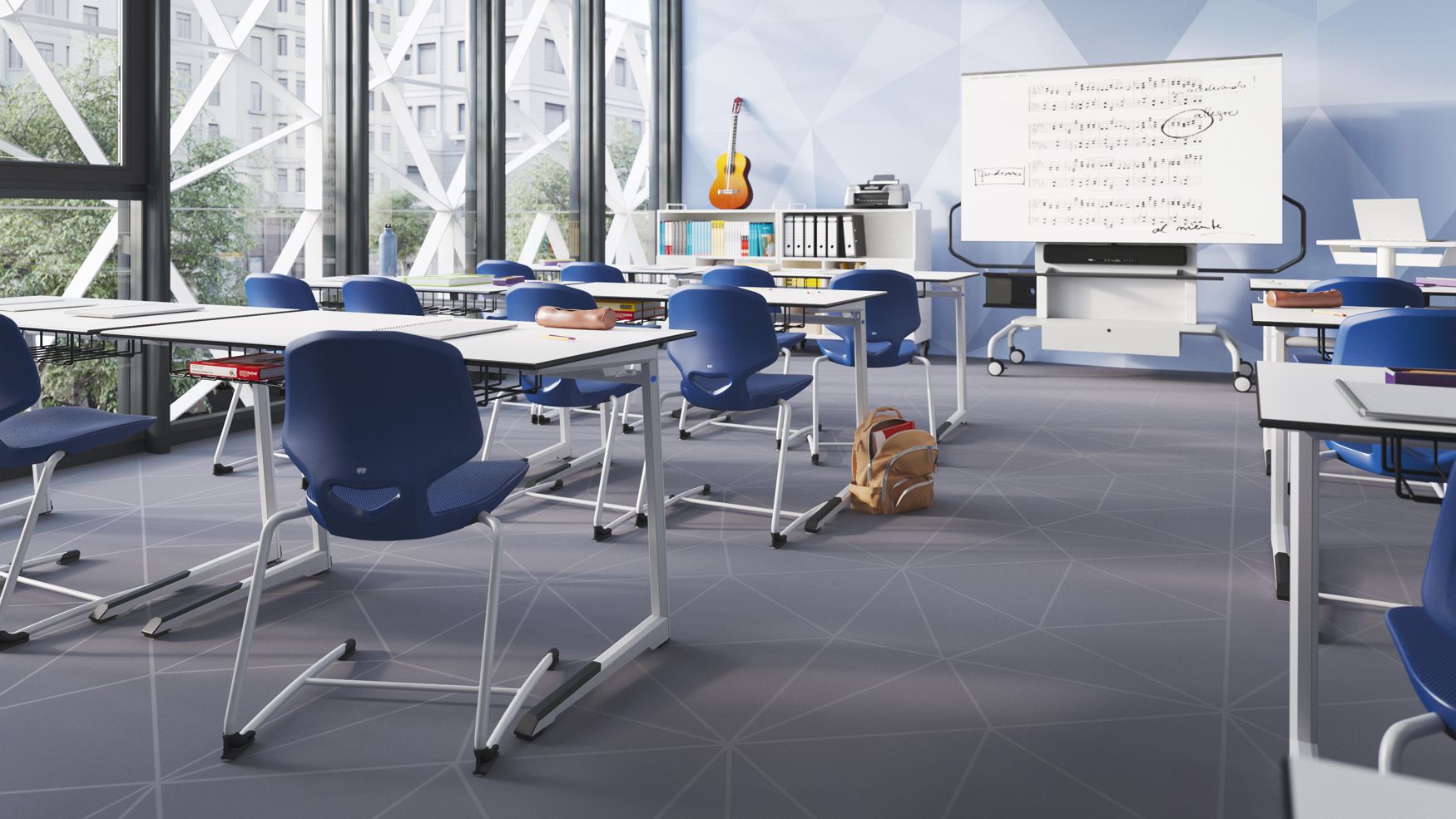 Classroom with Uno-C and JUMPER chairs from VS.