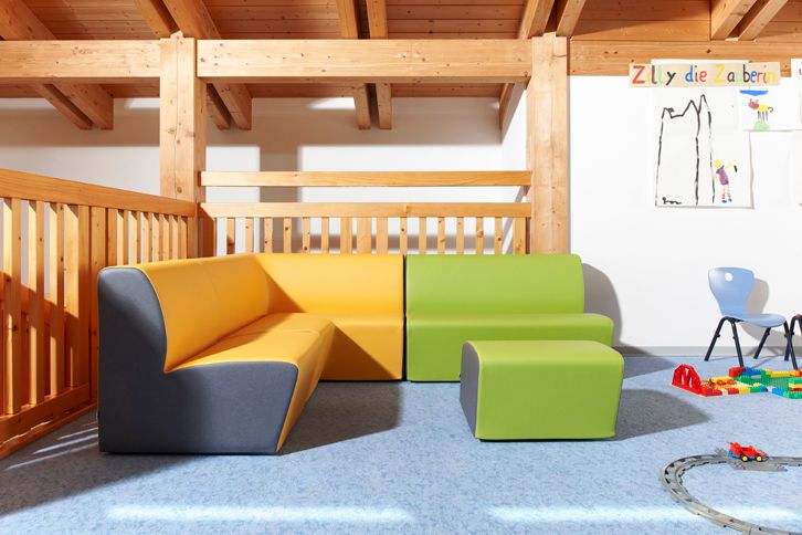 ClubLounge in grün und orange von VS