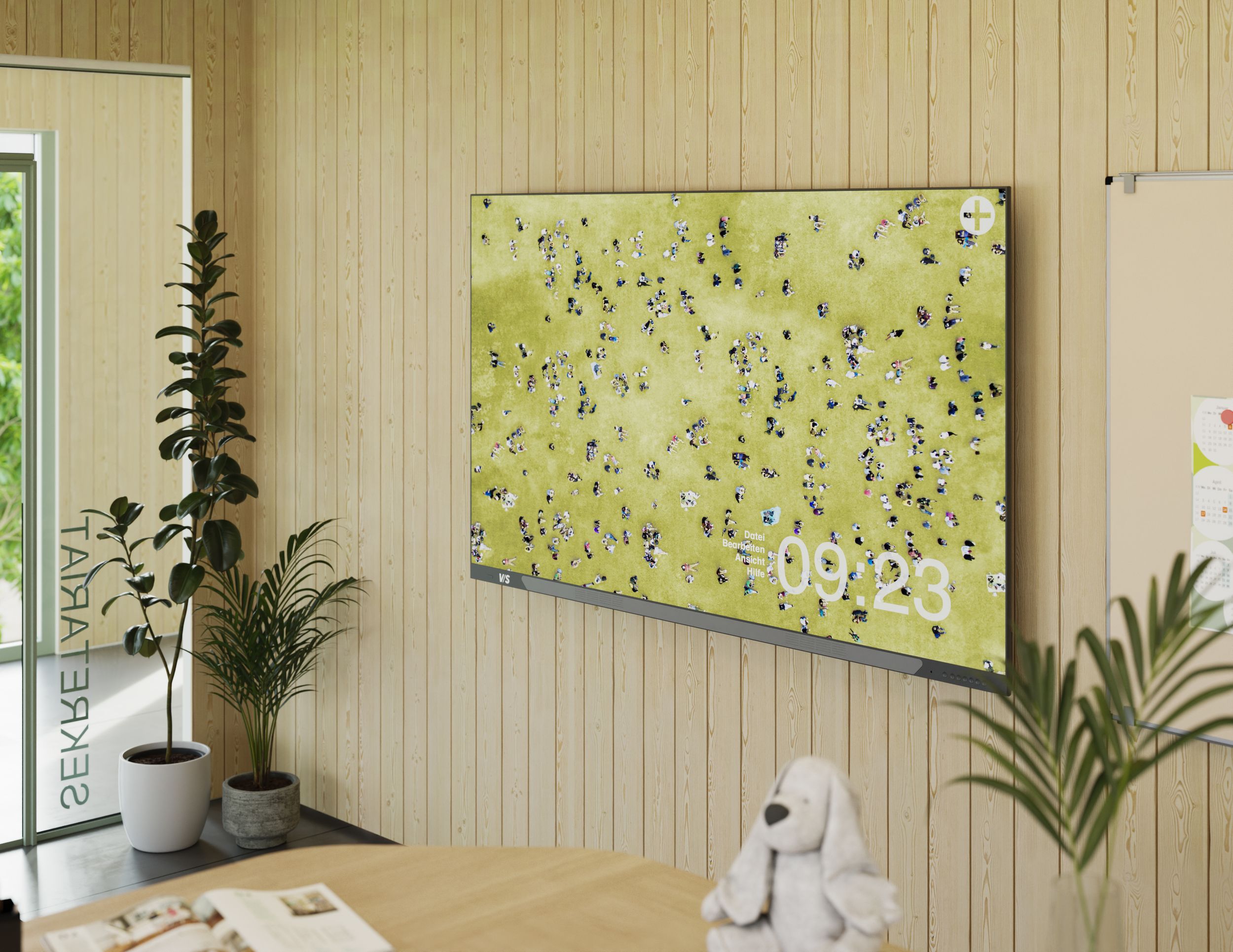VS-SIGN display with Android applications shown on screen
