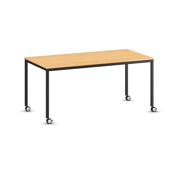 EcoTable 160x80cm, Quadratbein EcoTable 160x80cm, Quadratbein