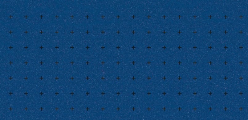 E109 blau Kreuzkaro 5cm. 
