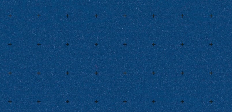 E110 blau Kreuzkaro 10cm. 