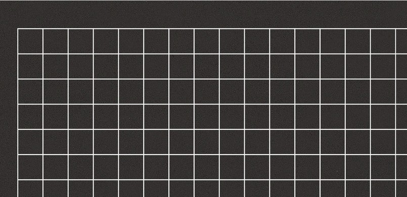 E145 schwarz Quadrate 5cm. 