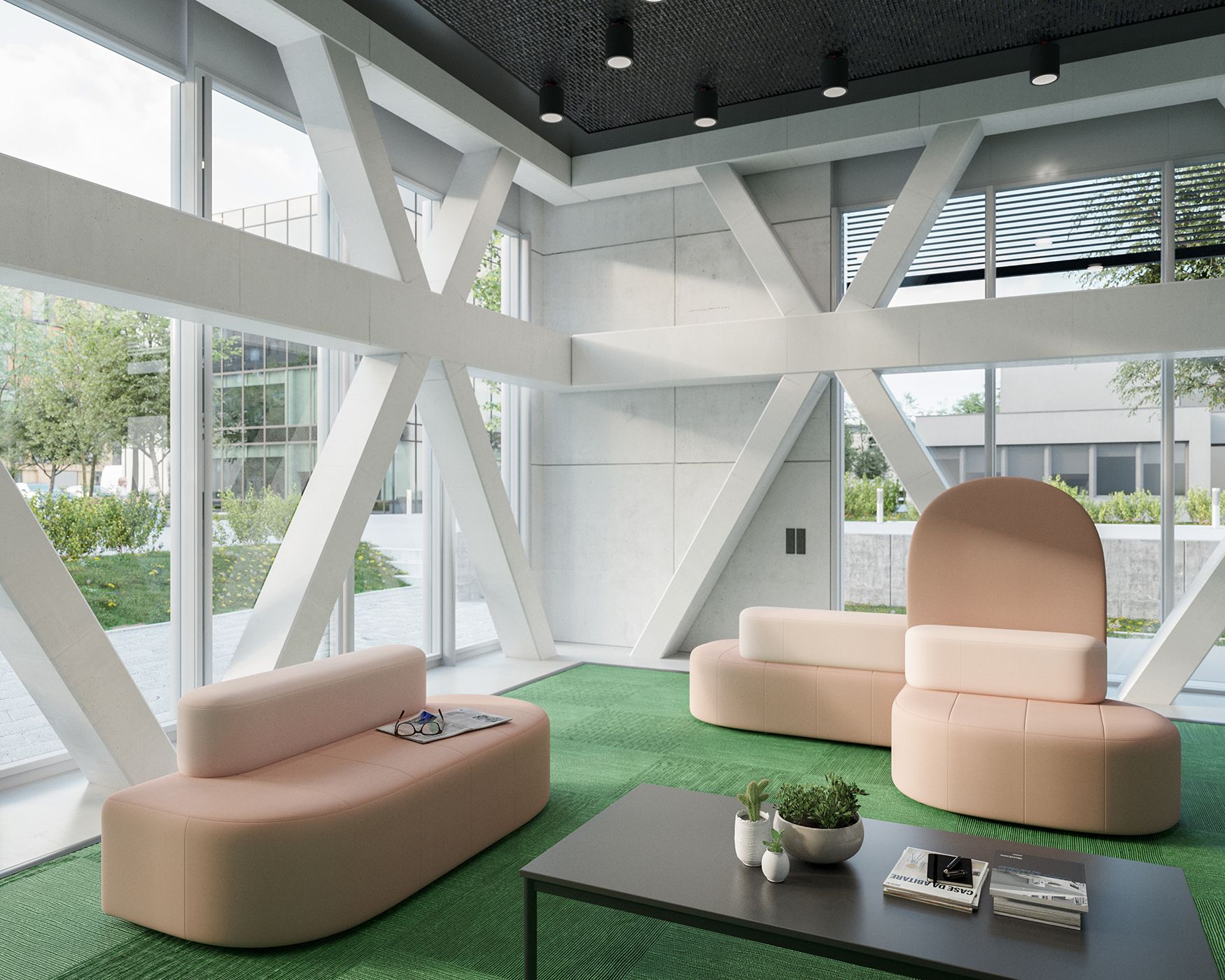Lounge area with Revo